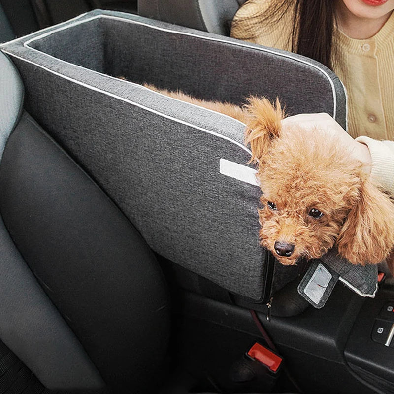 Portable Pet Car Seat and Carrier for Dog and Cat Travel Safety and Comfort